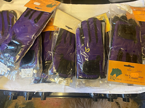 Leather riding gloves - v.v.s,