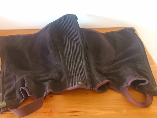 Dublin leather look half chaps - half,