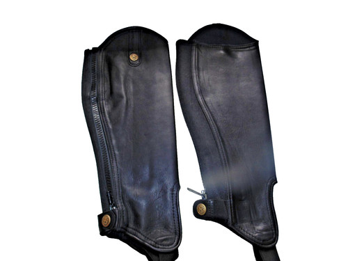 Leather gaiters taurus - leather, size