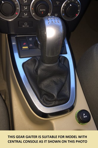 Leather gear stick gaiter boot - gear,