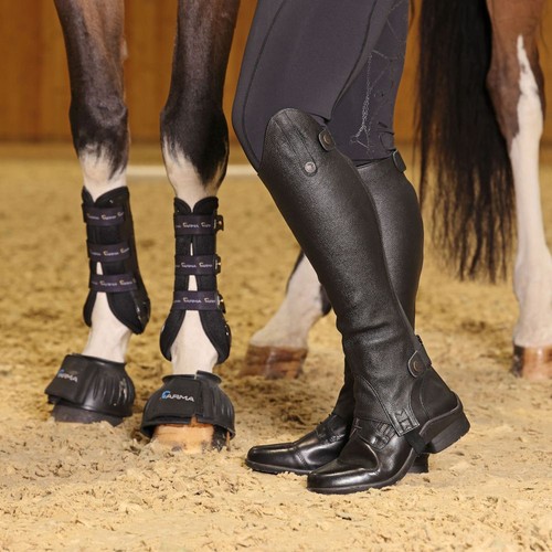 Moretta leather gaiters - gaiters,