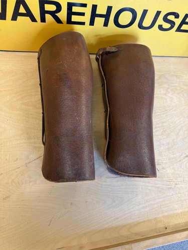 Vintage brown leather cavalry