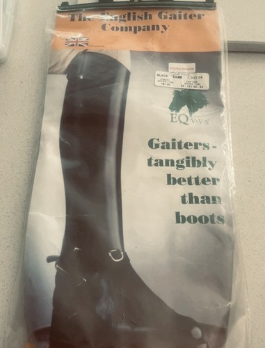 Chaps black leather size - chaps,