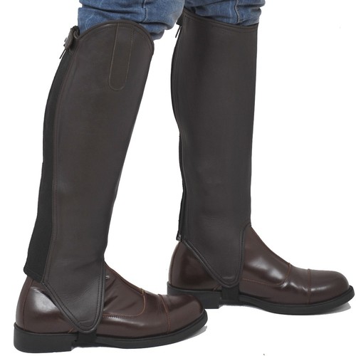 Genuine soft leather gaiters - genuine,
