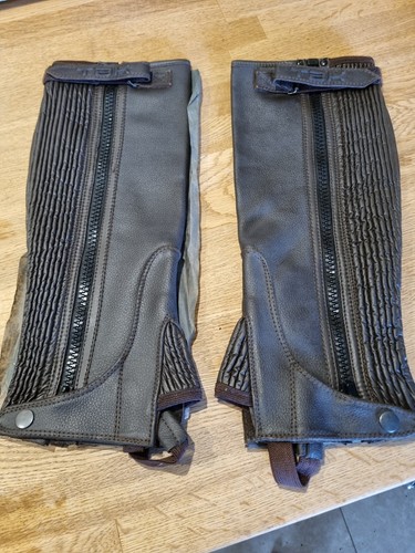 Tbk half chaps gaiters - half, brown