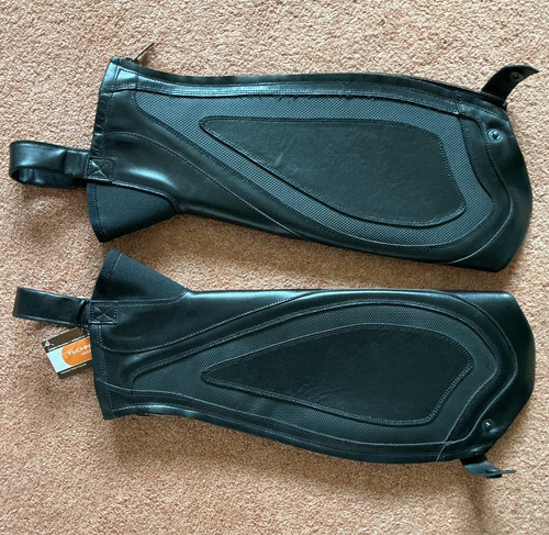 Tchibo black leather - black, riding